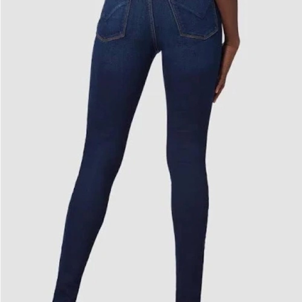 Hudson Jeans Blue Skinny High-Waisted Denim